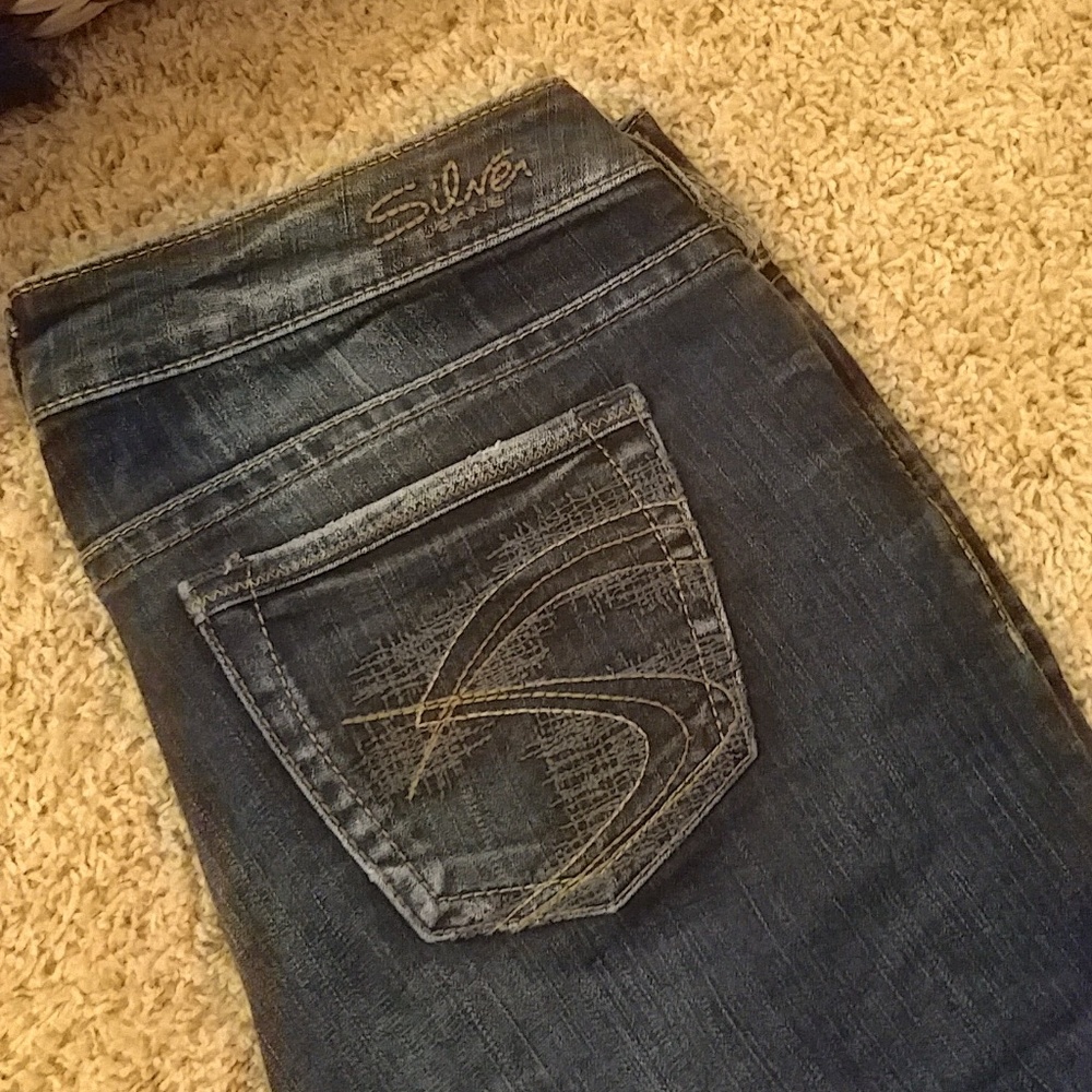 Silver jeans